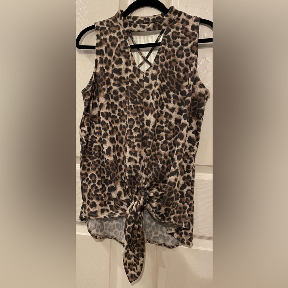 Tie front blouse